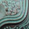 #10 Verdigris: Old world finish, black base with green hand rubbed into recesses